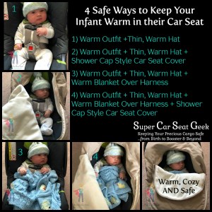 4 Safe Ways to Keep Your Infant Warm in their Car Seat